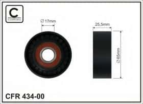 Натяжний ролик поліклинового ременя