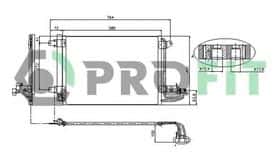 Радіатор кондиціонера Profit PR 9558C1