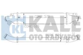 Интеркулер Kale Oto Radyatör 345500