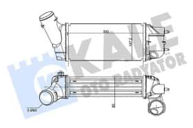 Интеркулер Kale Oto Radyatör 350845
