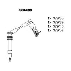 Комплект дротів запалювання Bremi 300/688