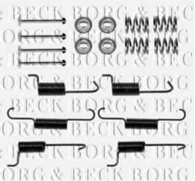 Комплектующие дисковых тормозных колодок Borg & Beck BBK6270