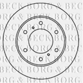 Гальмівний диск Borg & Beck BBD4692