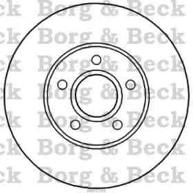 Гальмівний диск Borg & Beck BBD5244