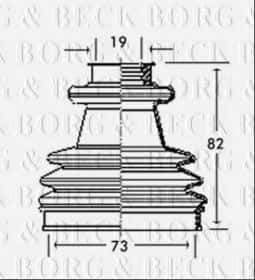 Пильовик гранати Borg & Beck BCB2151