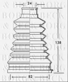 Пильовик гранати Borg & Beck BCB2226