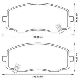 Тормозные колодки Jurid 572526J
