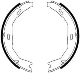 Колодки ручника Jurid 362561j