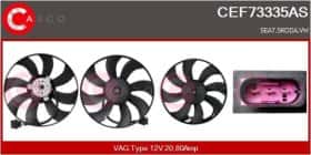 Вентилятор системы охлаждения двигателя Casco cef73335as