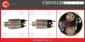 Тяговое реле стартера Casco CSO35120AS