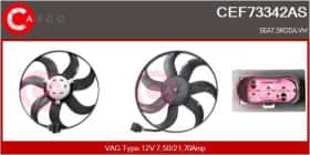 Вентилятор системы охлаждения двигателя Casco cef73342as