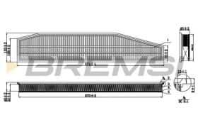 Воздушный фильтр Bremsi fa1261