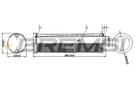 Воздушный фильтр Bremsi fa1057