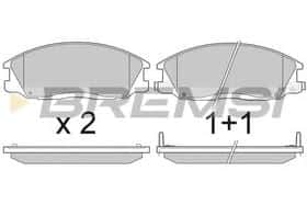 Тормозные колодки Bremsi BP2909