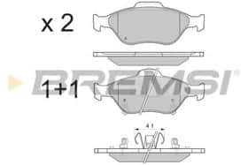 Тормозные колодки Bremsi BP3255