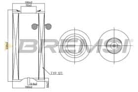 Воздушный фильтр Bremsi fa1256