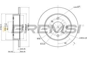 Тормозной диск Bremsi cd6267s