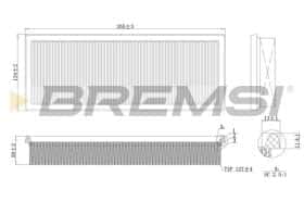 Повітряний фільтр Bremsi fa1639