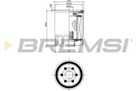 Оливний фільтр Bremsi fl0144