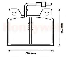 Тормозные колодки Bendix 571218X