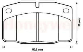 Гальмівні колодки Bendix 571539B