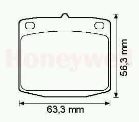 Гальмівні колодки Bendix 572108B