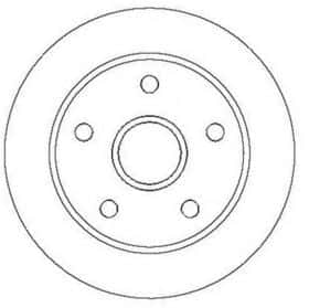 Тормозной диск Bendix 561566B