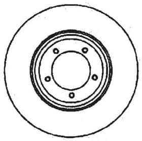Гальмівний диск Bendix 561121B