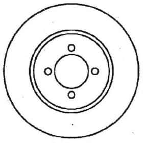 Тормозной диск Bendix 561375B