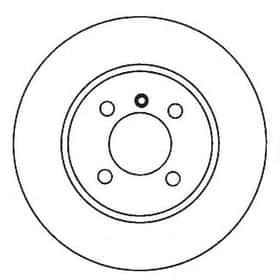 Гальмівний диск Bendix 561980B