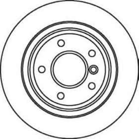 Тормозной диск Bendix 562062B
