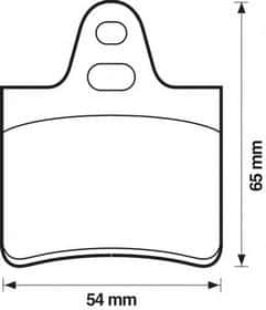 Гальмівні колодки Bendix 571264X