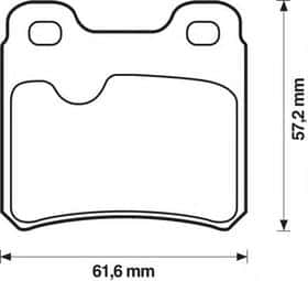 Гальмівні колодки Bendix 571407B