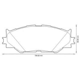 Гальмівні колодки Bendix 572620B