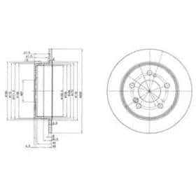 Тормозной диск Dr!ve+ dp1010110020