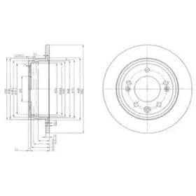 Тормозной диск Dr!ve+ dp1010110289