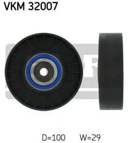 Обвідний ролик поліклинового ременя SKF VKM 32007