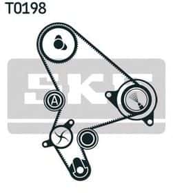 Комплект ременя ГРМ SKF VKMA 03266