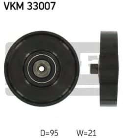 Обвідний ролик поліклинового ременя SKF VKM 33007