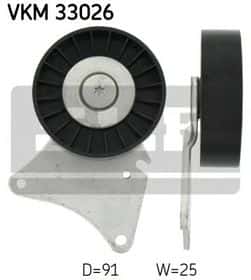 Обводной ролик поликлинового ремня SKF VKM 33026
