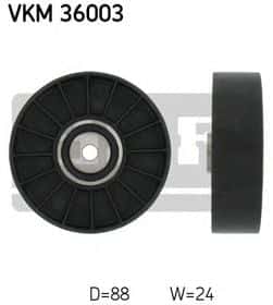 Обвідний ролик поліклинового ременя SKF VKM 36003
