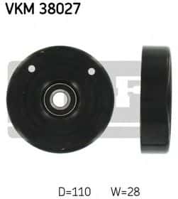 Обвідний ролик поліклинового ременя SKF VKM 38027