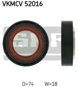 Обводной ролик поликлинового ремня SKF VKMCV 52016