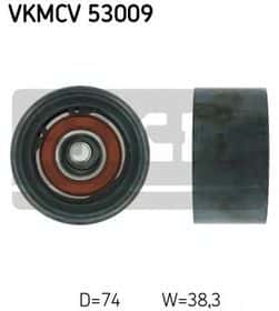 Обводной ролик поликлинового ремня SKF VKMCV 53009