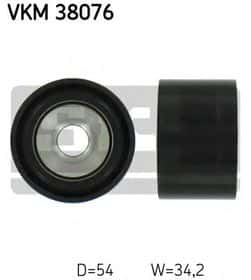 Обвідний ролик поліклинового ременя SKF VKM 38076