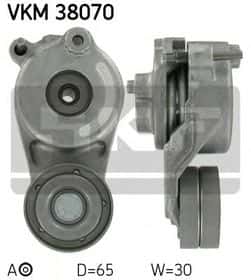 Натяжной ролик поликлинового ремня SKF VKM 38070