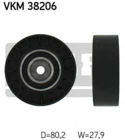 Обвідний ролик поліклинового ременя SKF VKM 38206