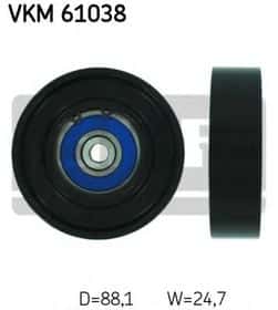 Обвідний ролик поліклинового ременя SKF VKM 61038