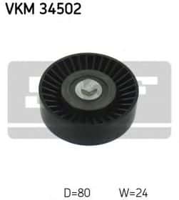 Обвідний ролик поліклинового ременя SKF VKM 34502