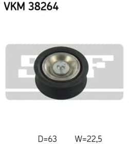 Обвідний ролик поліклинового ременя SKF VKM 38264
